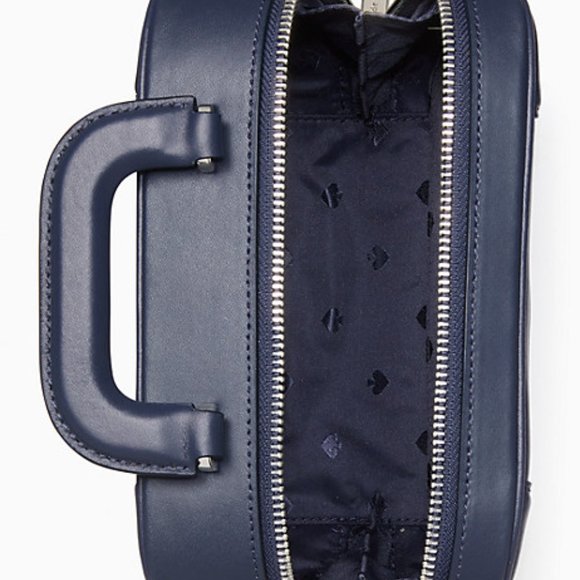 Kate Spade Traveler Trunk Crossbody Bag Blazer Blue Multi - Picture 5 of 16